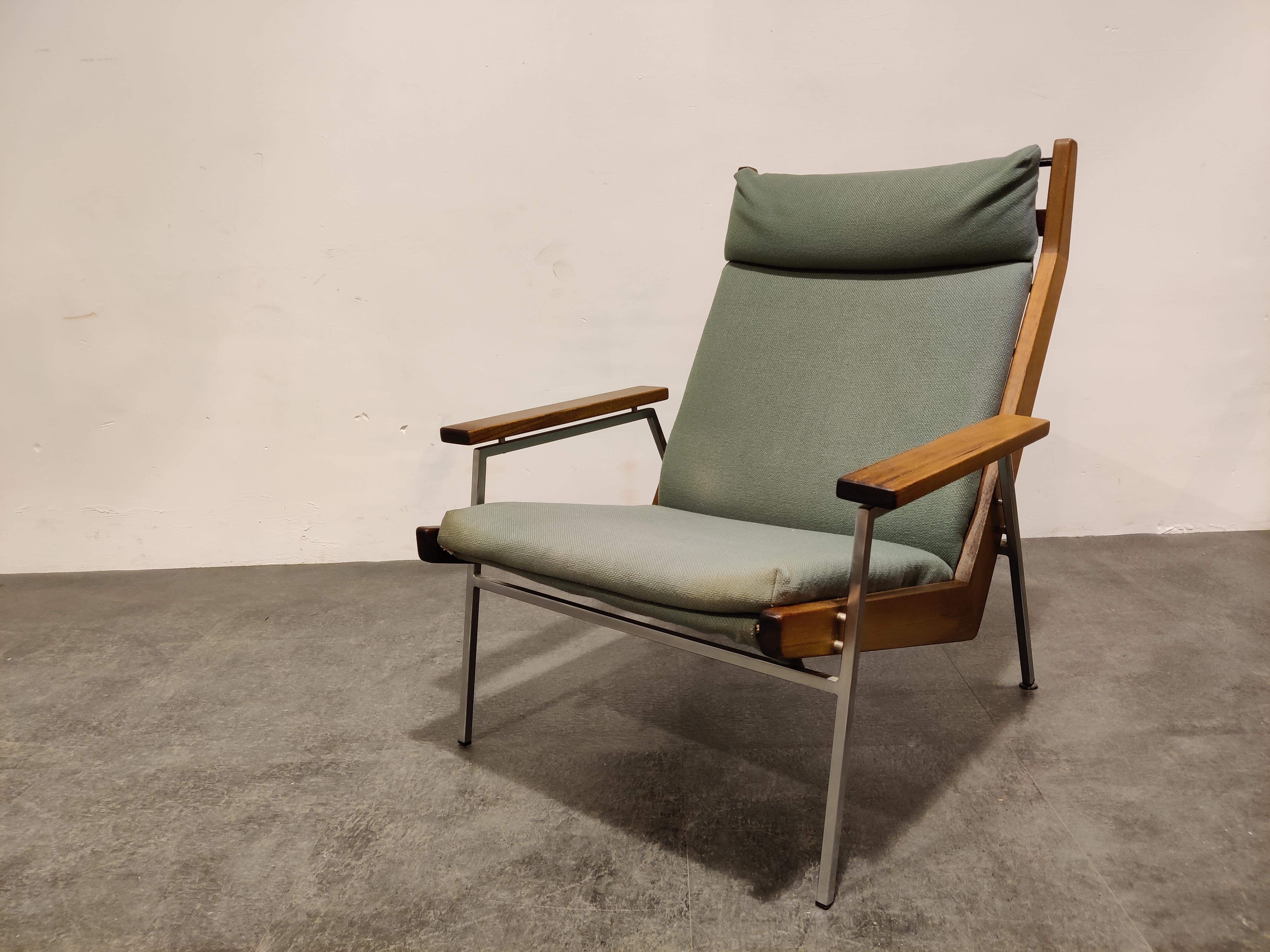 Metal Lotus Chair by Rob Parry for De Ster Gelderland, 1960s