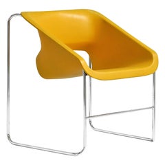 Lotus Chair in Yellow by Paul Boulva for Artopex