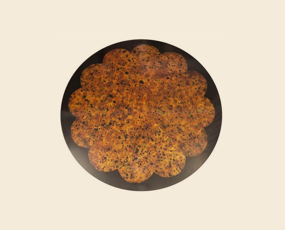 Américain Table basse Lotus Faux Tortoisehell de Muller & Barringer pour Kittinger en vente