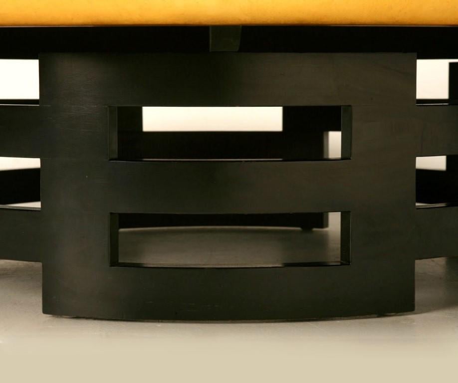Table basse Lotus Faux Tortoisehell de Muller & Barringer pour Kittinger en vente 1