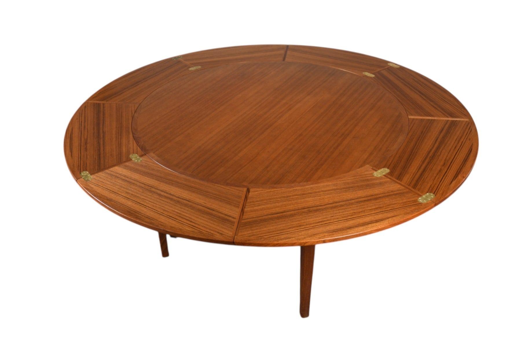 Lotus / Flip Flap Esstisch aus Teakholz von Dyrlund im Angebot 9