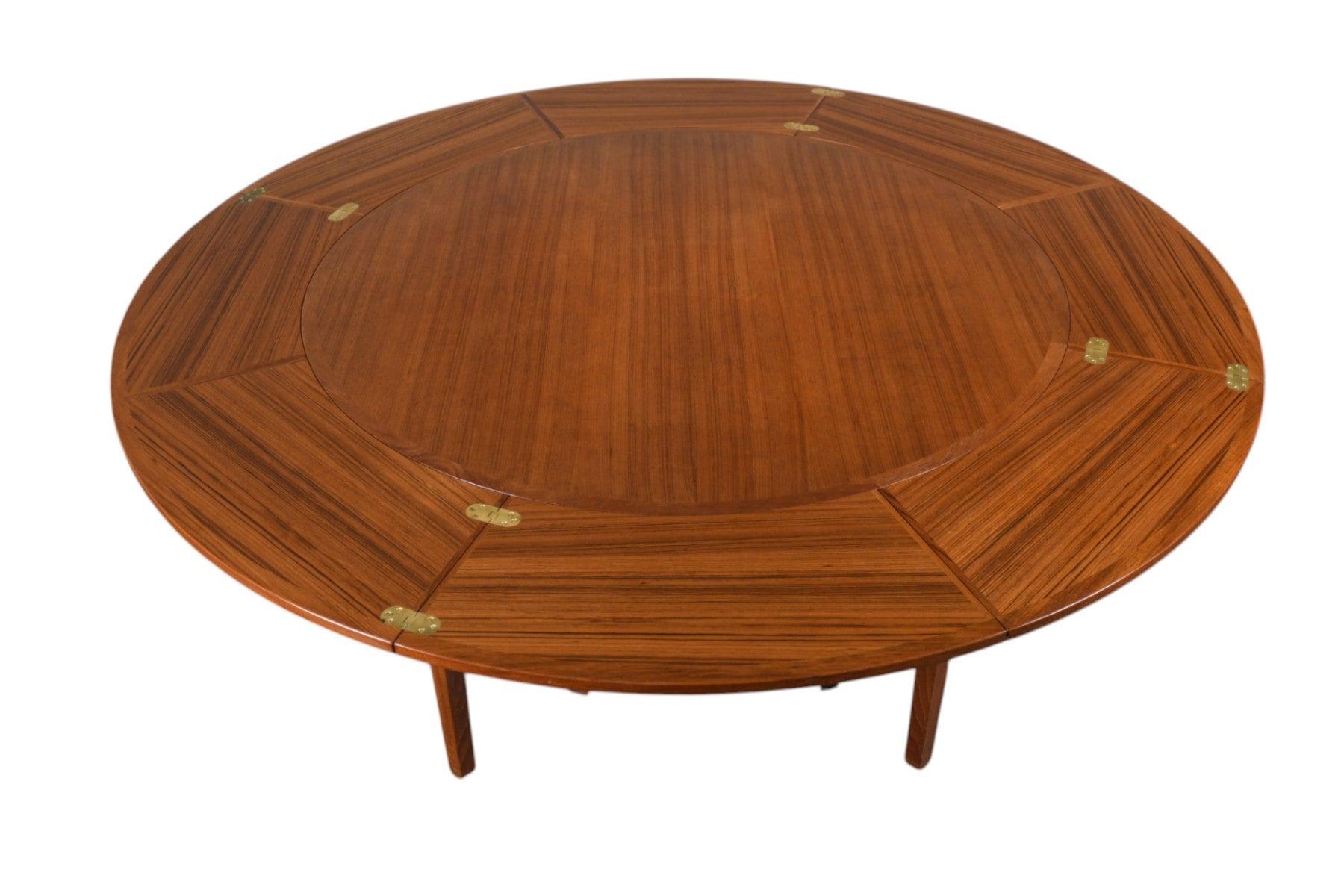 Lotus / Flip Flap Esstisch aus Teakholz von Dyrlund im Angebot 10