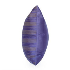 Lotus Flower and Silk Pillow from Myanmar, Purple