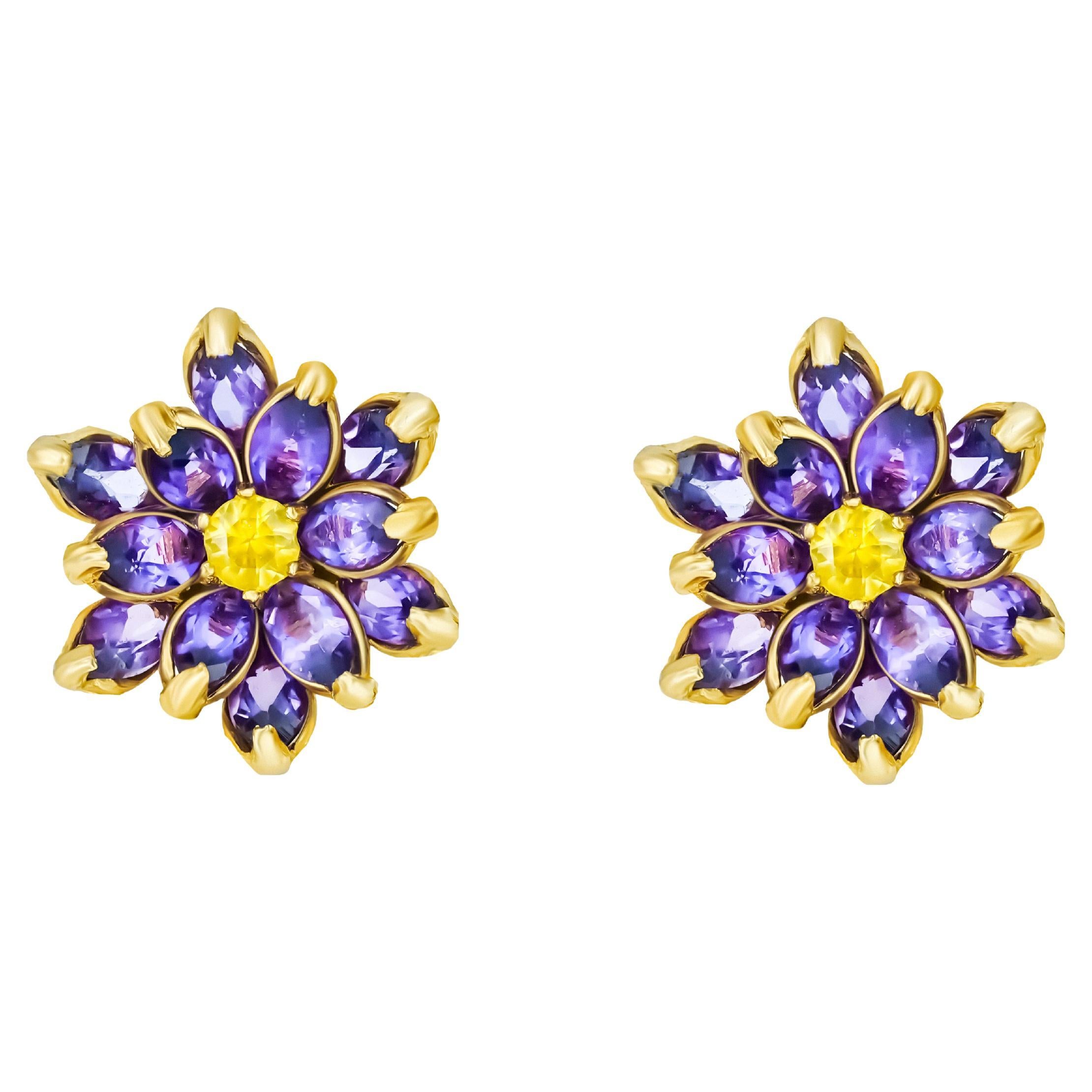 Orecchini con fiore di loto