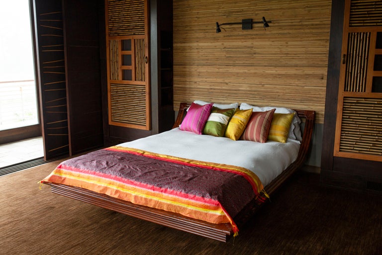 Lotus Flower and Silk Pillow from Myanmar For Sale at 1stDibs