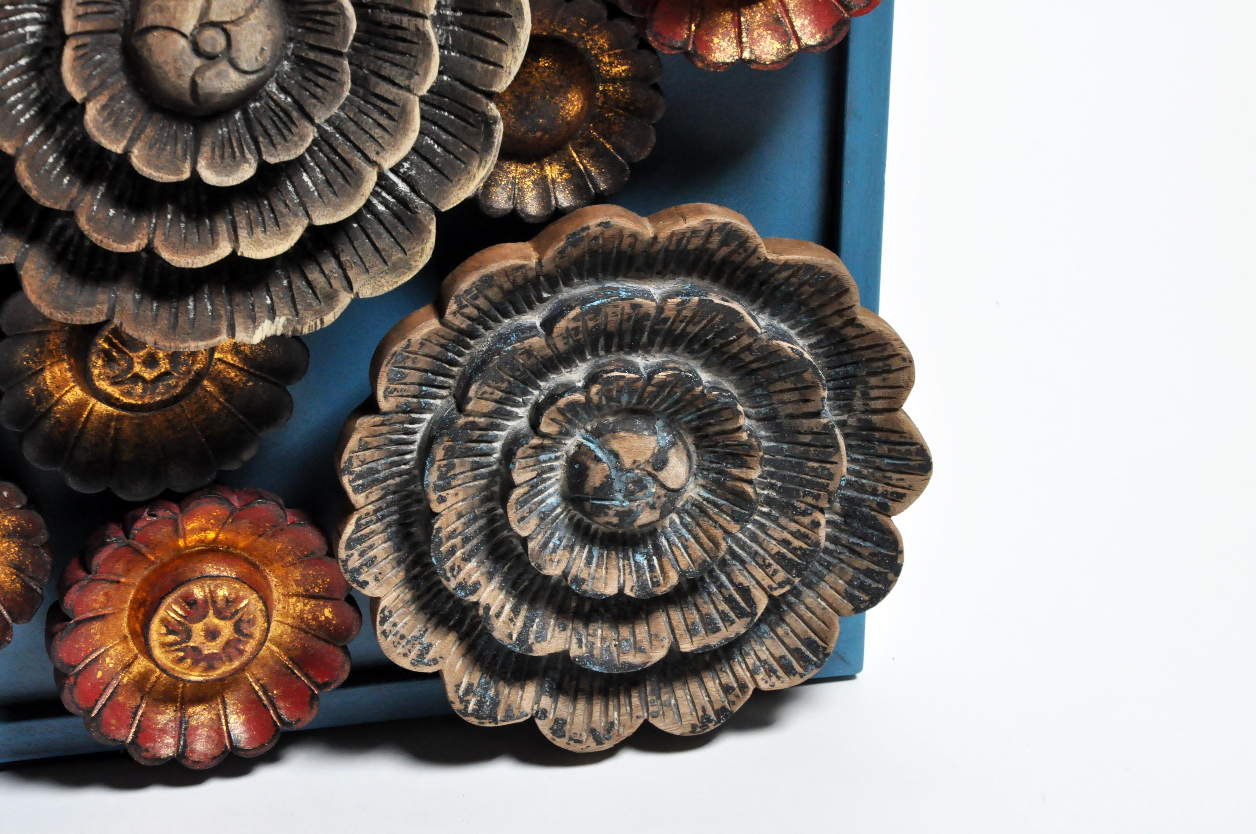 Lotus Flower Wall Sculpture 4