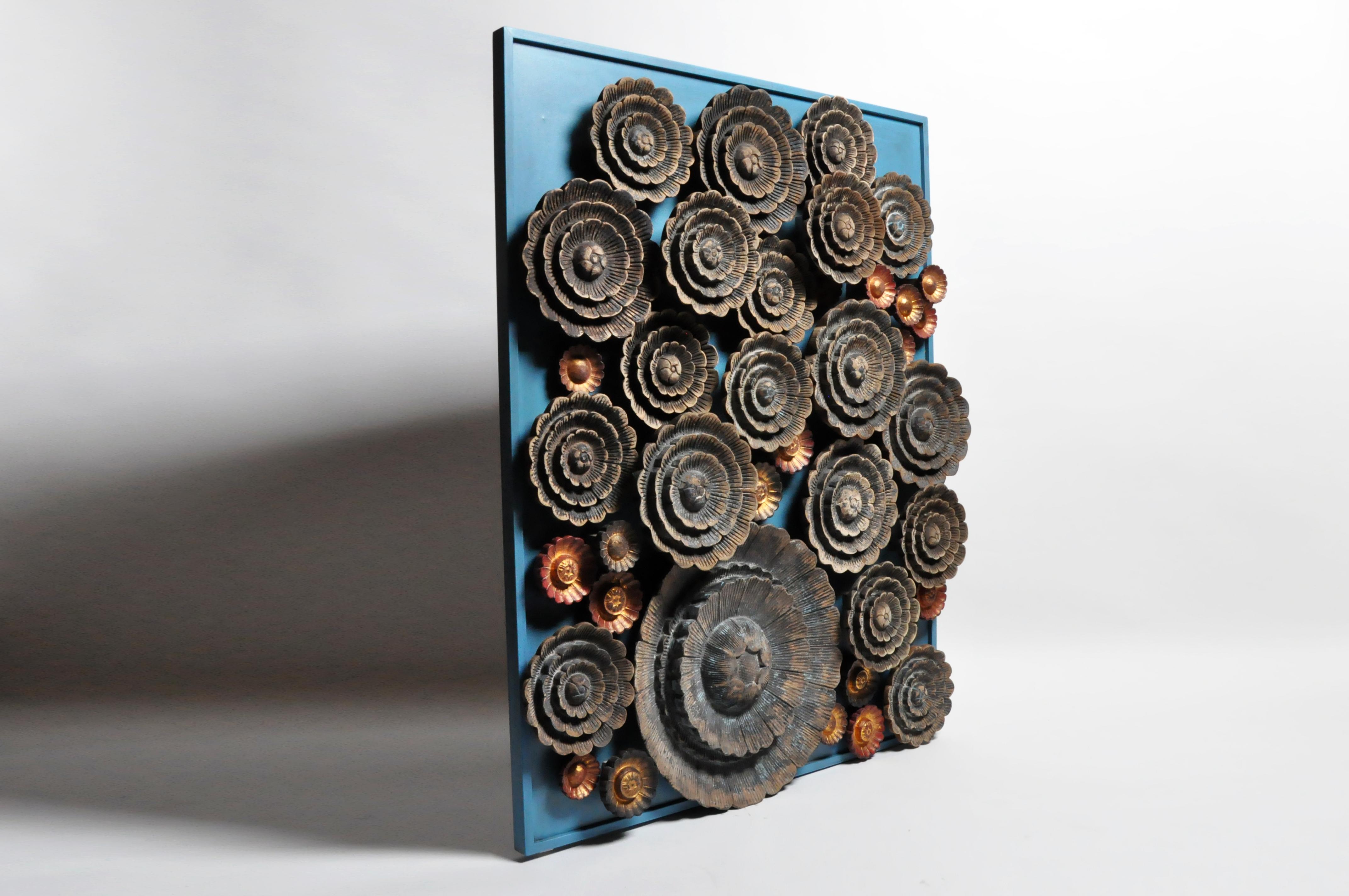 Lotus Flower Wall Sculpture 11