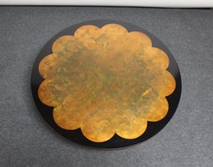 Lotus Glass Top Coffee Cocktail Table by Muller and Barringer for Kittinger