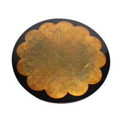 Lotus Glass Top Coffee Cocktail Table by Muller and Barringer for Kittinger