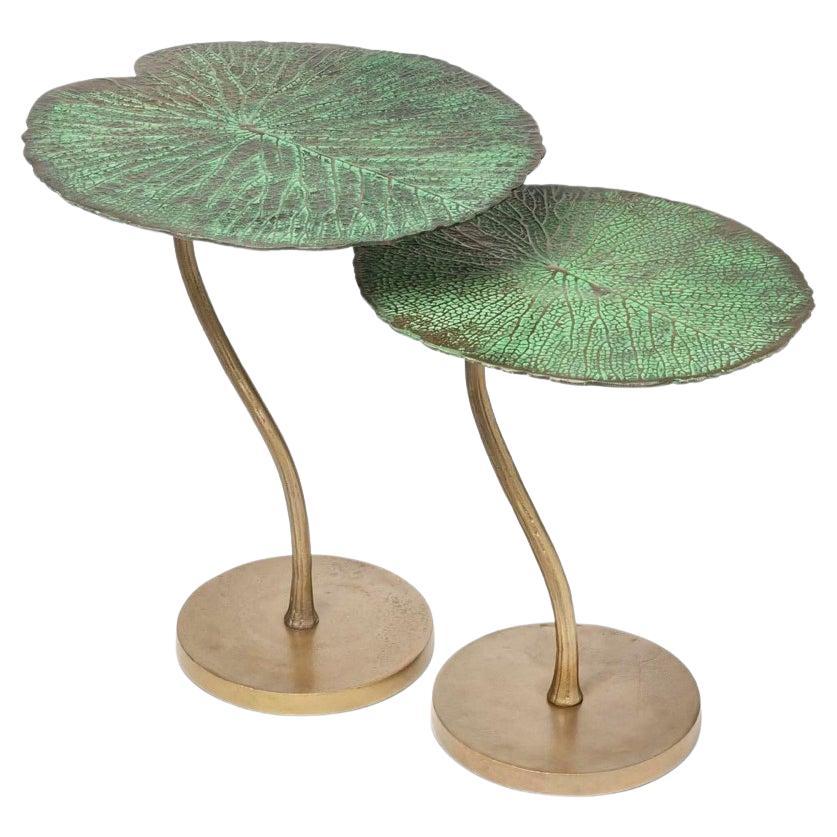 Lotus Green Set of 2 Side Table