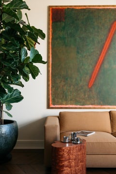 LOTUS II - Sculptural coffee table in Bubinga Pomele – Unique Collector’s piece