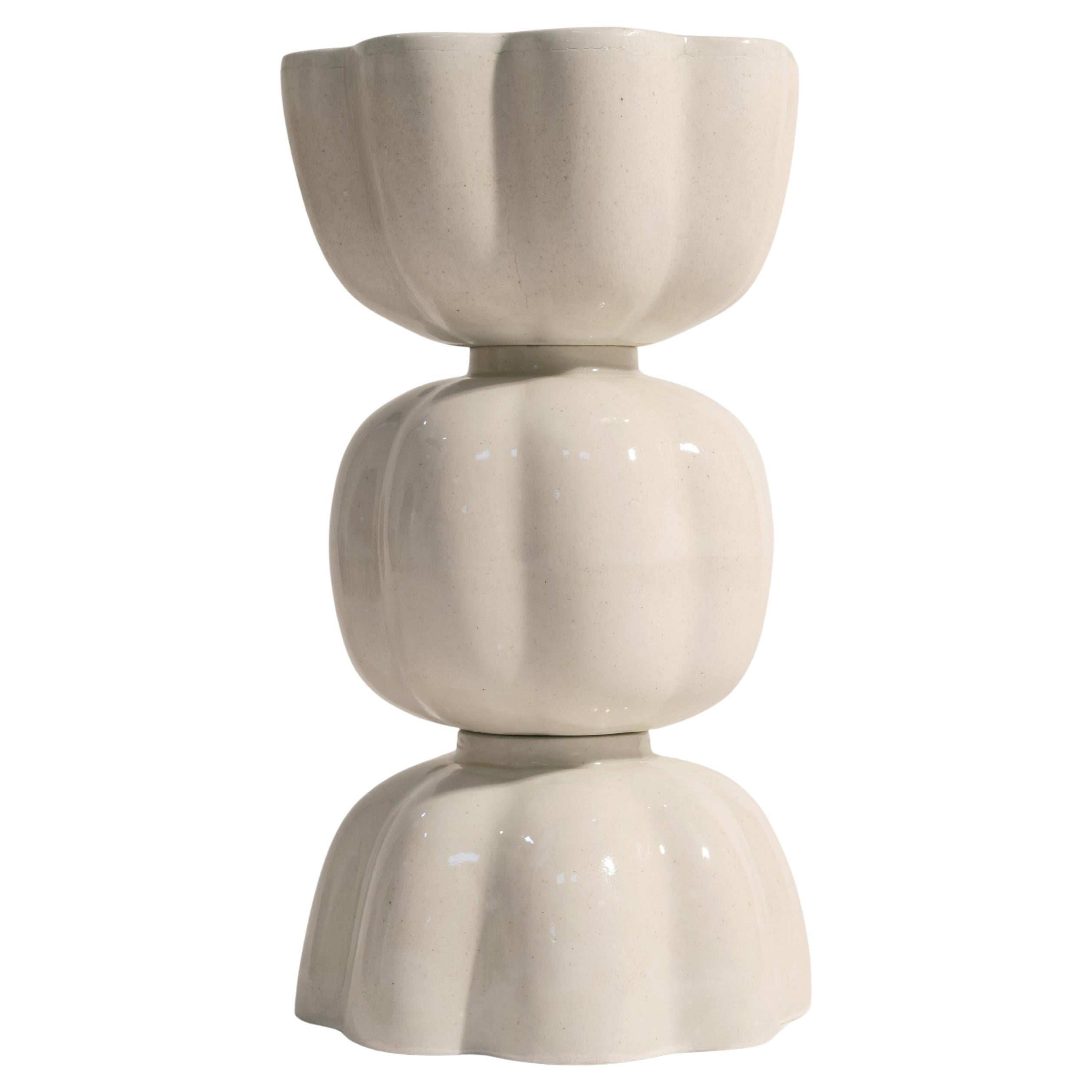Lotus, In Growth Vase Side Table by Newblue