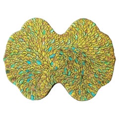 “Lotus” Lacquered Peacock Feather Box