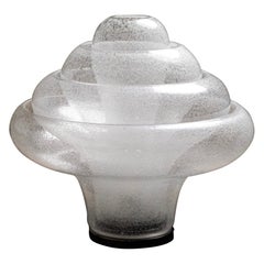 Lotus lamp LT305 in Murano glass by Carlo Nason for Mazzega, 1960s