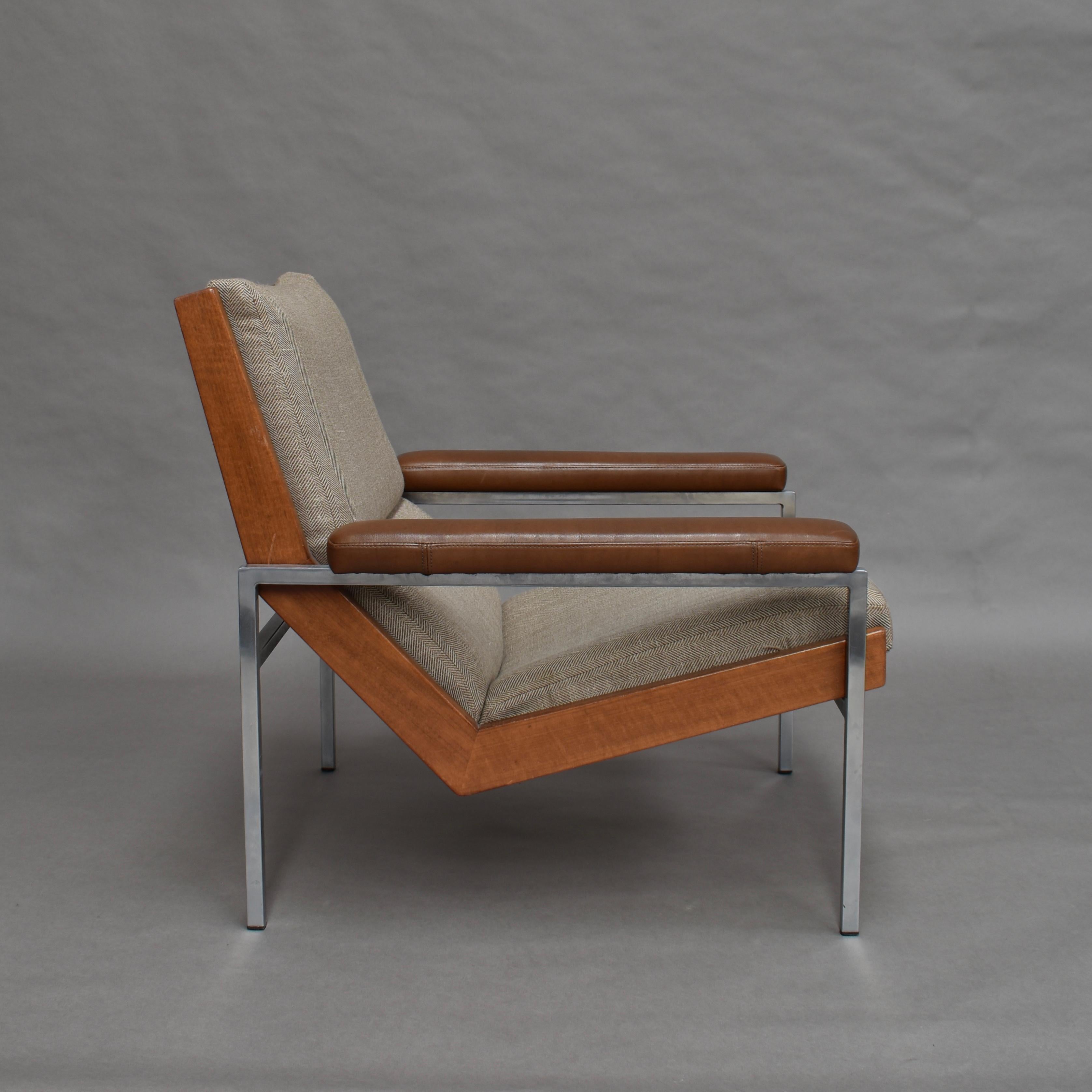 Mid-Century Modern Lotus Lounge Armchair by Rob Parry, Netherlands, 1960s