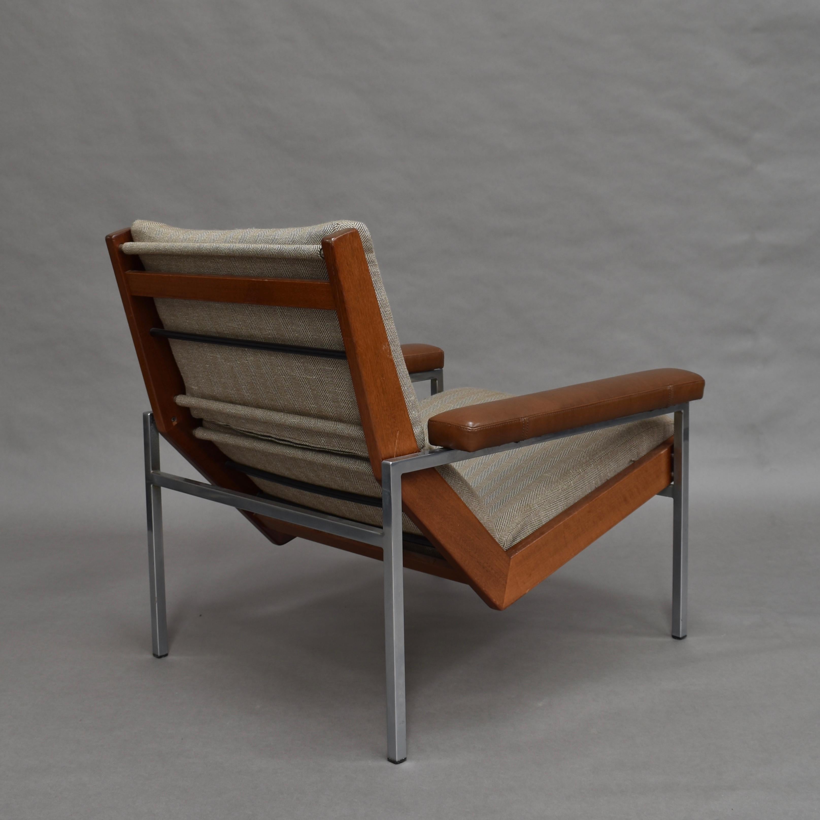 Dutch Lotus Lounge Armchair by Rob Parry, Netherlands, 1960s
