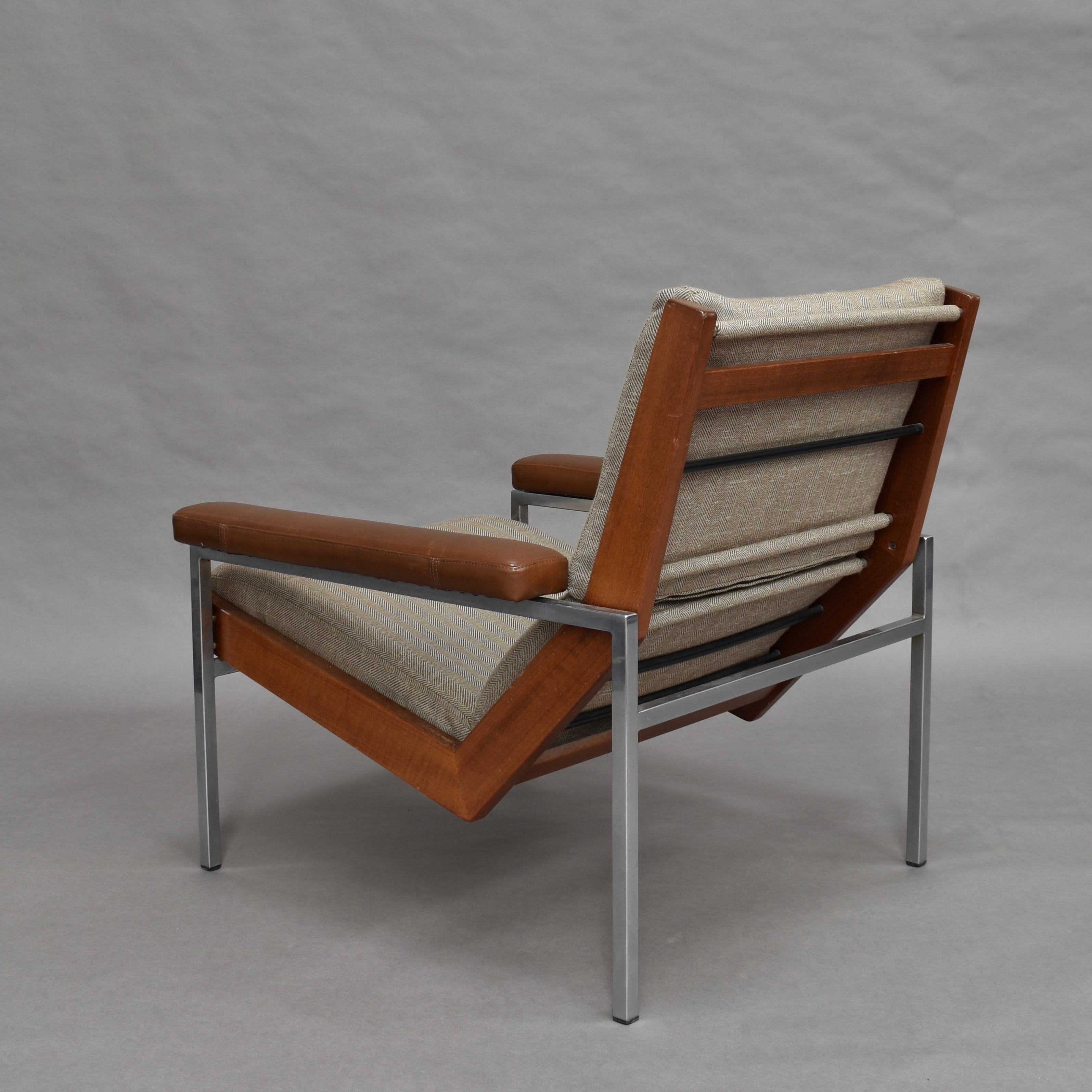 Mid-20th Century Lotus Lounge Armchair by Rob Parry, Netherlands, 1960s