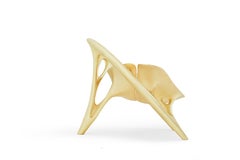 Lotus Lounge Chair 'Brass' by Zhipeng Tan