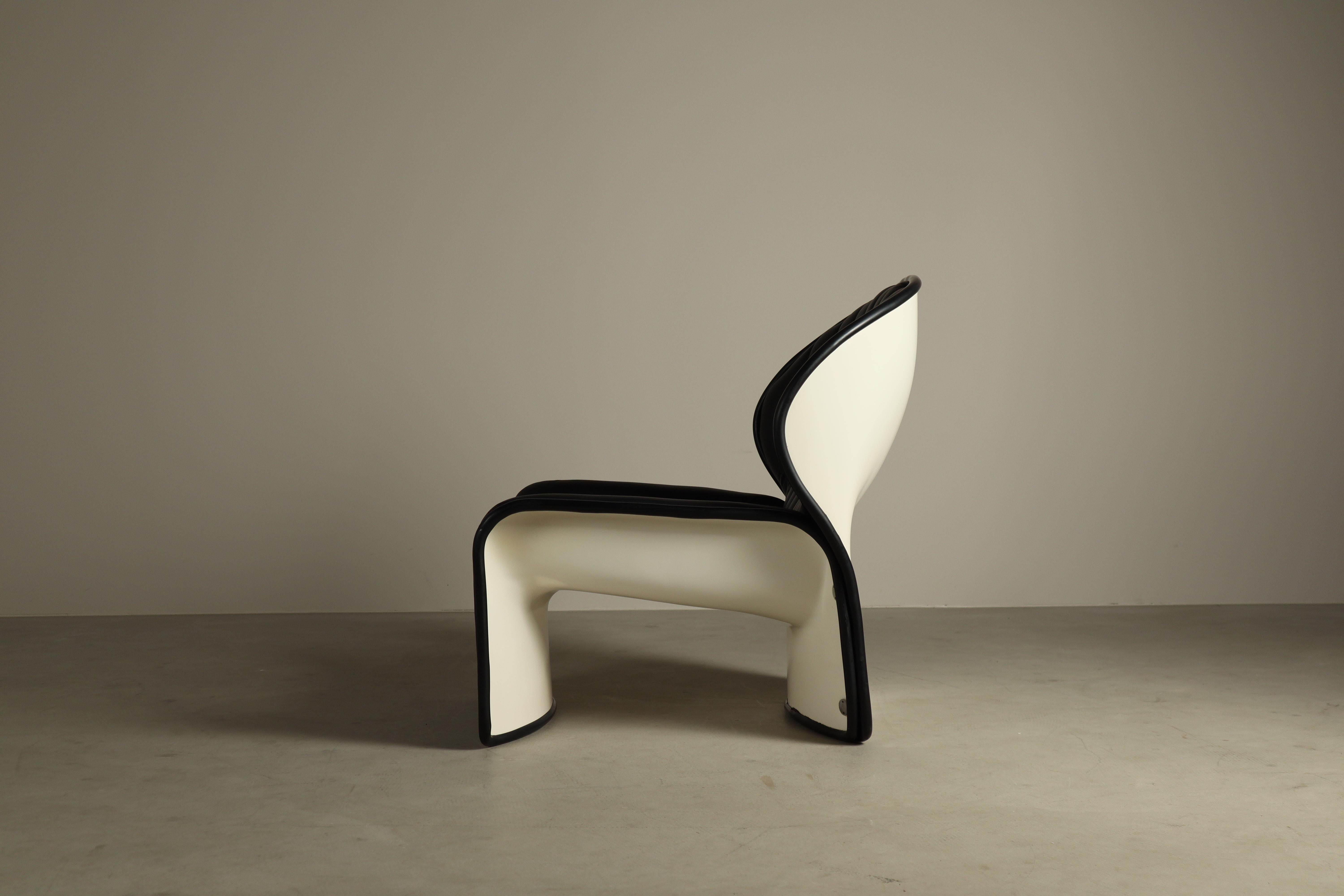 Chaise longue Lotus d'André Vandenbeuck pour Strässle International, 1969. Bon état - En vente à Langemark-Poelkapelle, BE