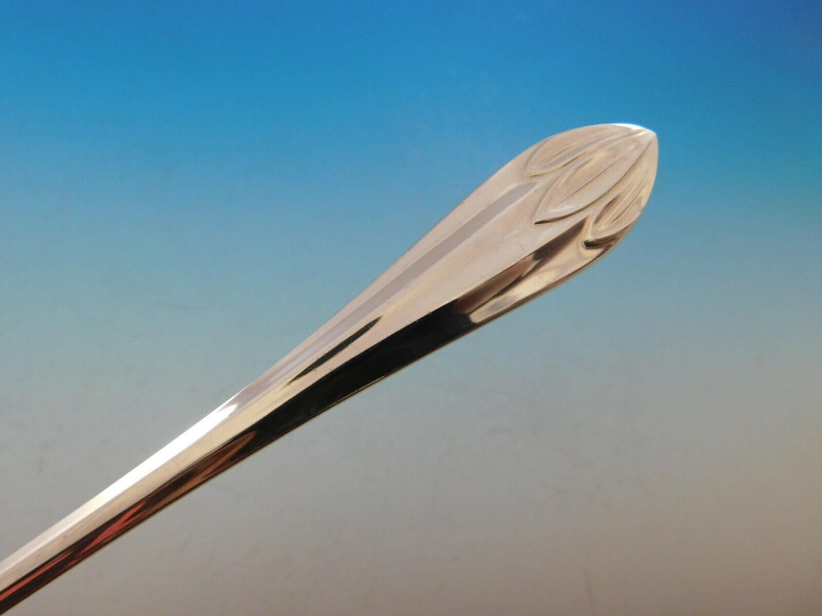 Set di posate in argento Sterling Lotus Orchid Mappin & Webb Servizio Cena 66 Pezzi In condizioni ottime a Big Bend, WI