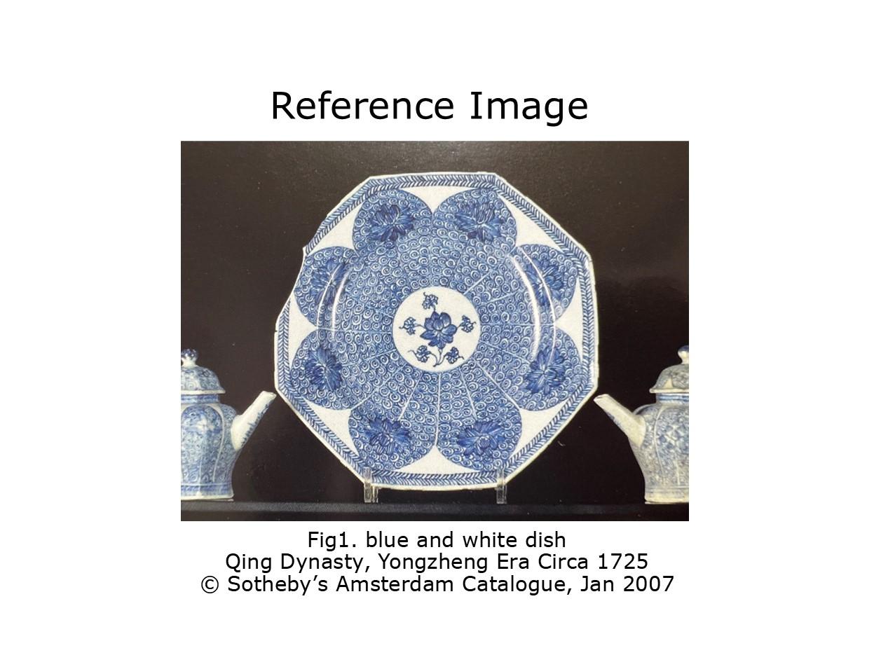 Plat à motif de lotus du bateau de MauCA Circa 1725, Dynastie Qing, règne de Yongzheng en vente 4