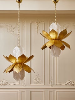 "Lotus" Pendant Light, by Studio Glustin