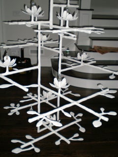 Lampadario in gesso Lotus