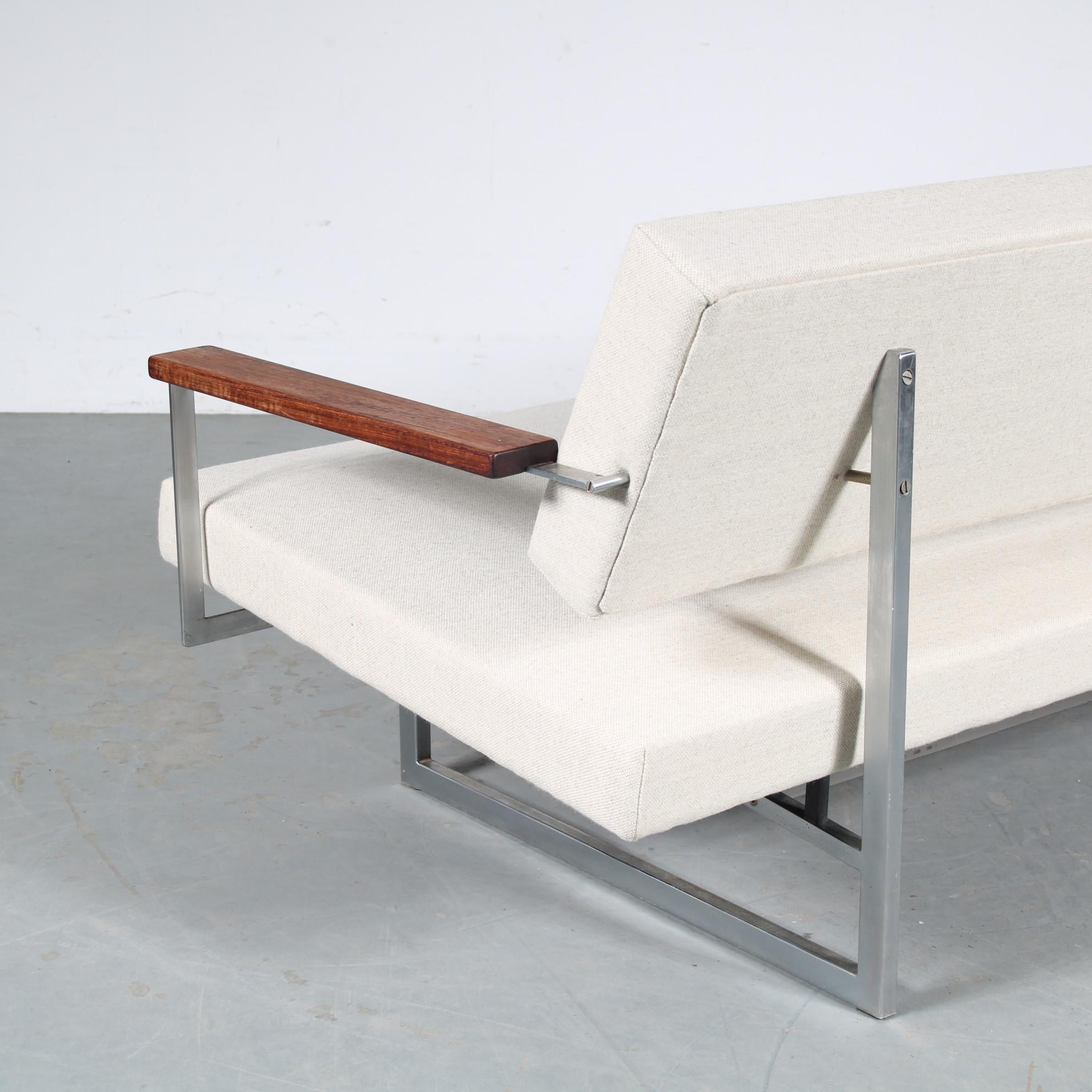 “Lotus” Sleeping Sofa by Rob Parry for Gelderland, the Netherlands 1960 3