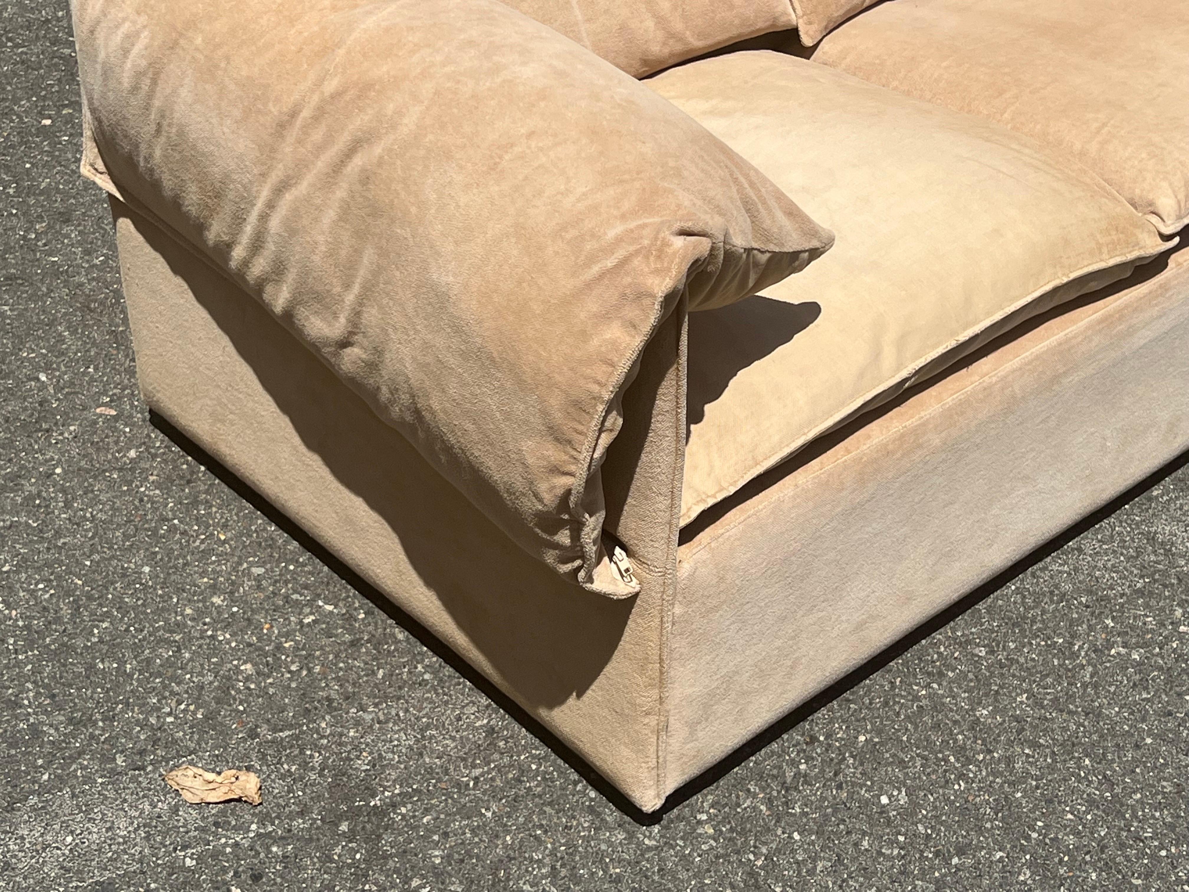Fabric “Lotus” Sofa by Niels Bendtsen for Niels Eilersen, 1974