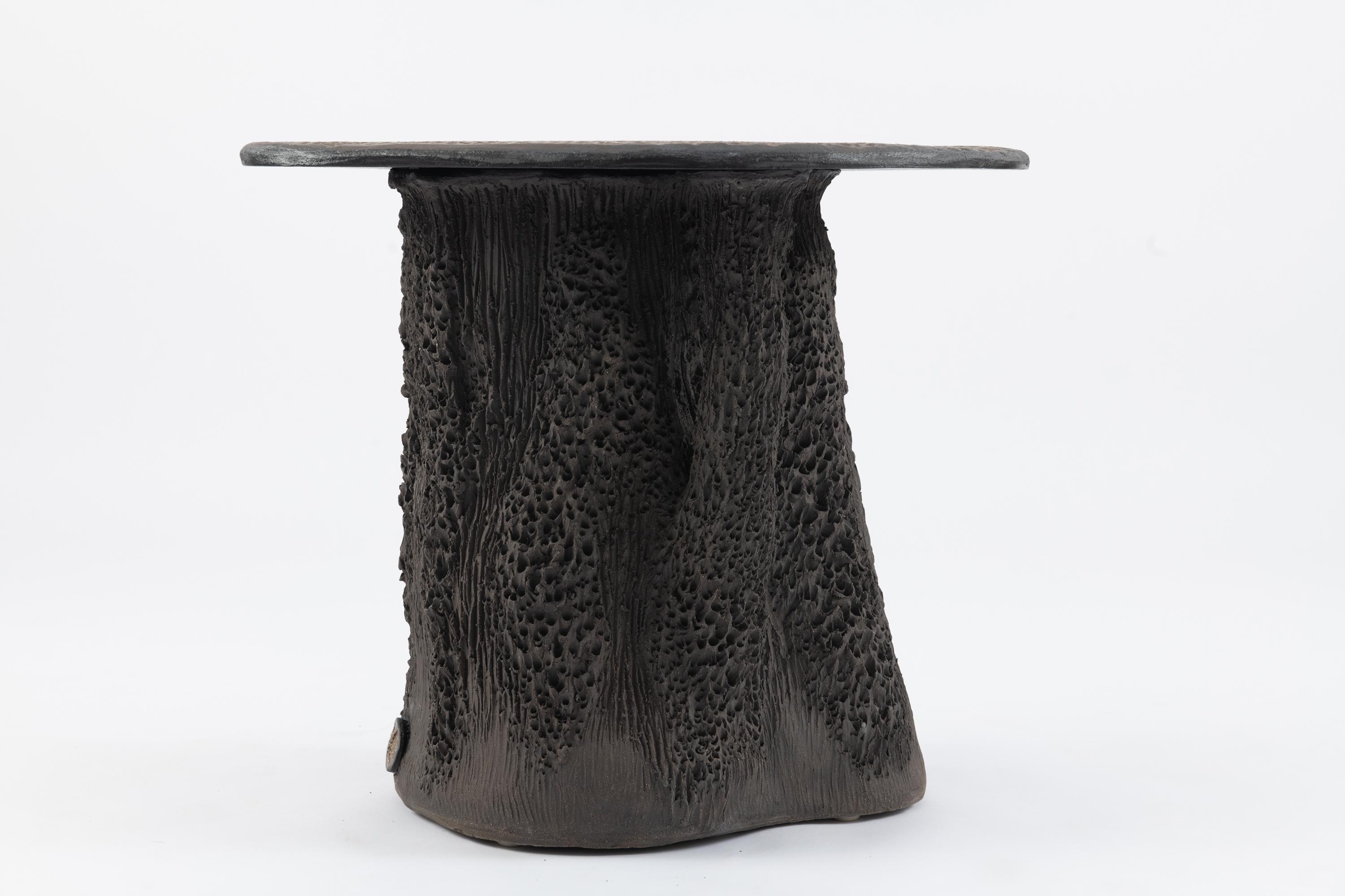 Stoneware Lotus Table For Sale