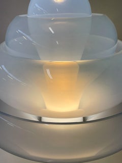 Lotus Table Lamp by Carlo Nason for Mazegga, Italy, 1960s