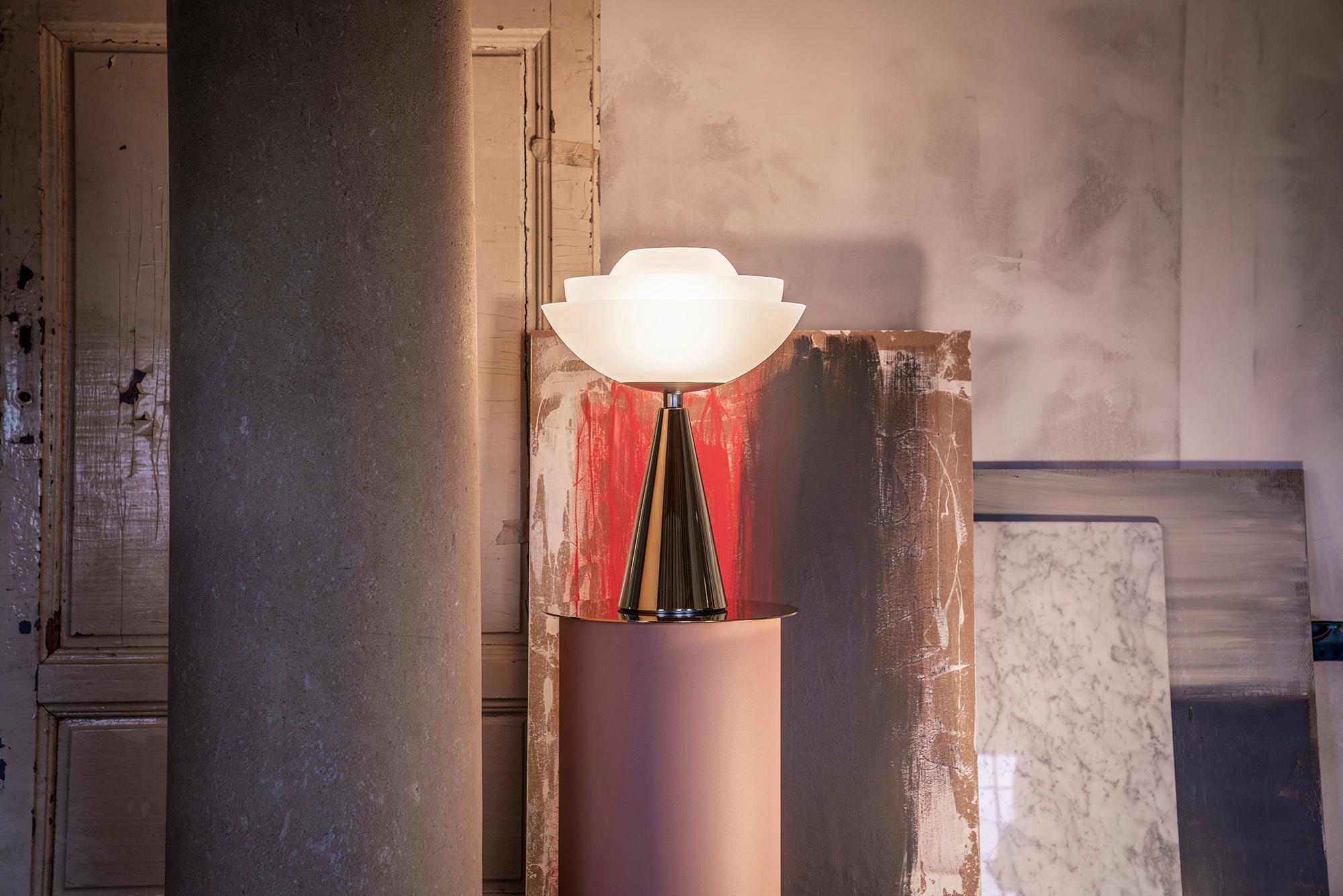 Lampe de table lotus par Mason Editions en vente 4