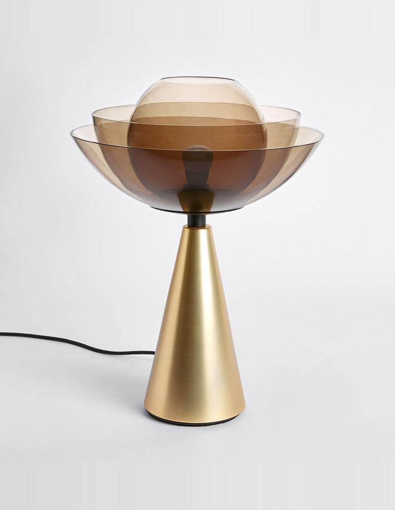 Italian Lotus Table Lamp by Mason Editions For Sale