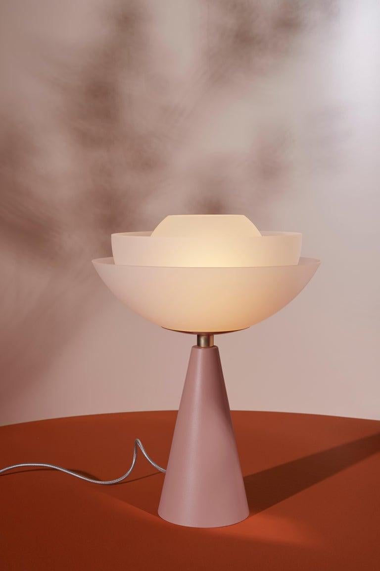 Contemporary Lotus Table Lamp by Mason Editions For Sale