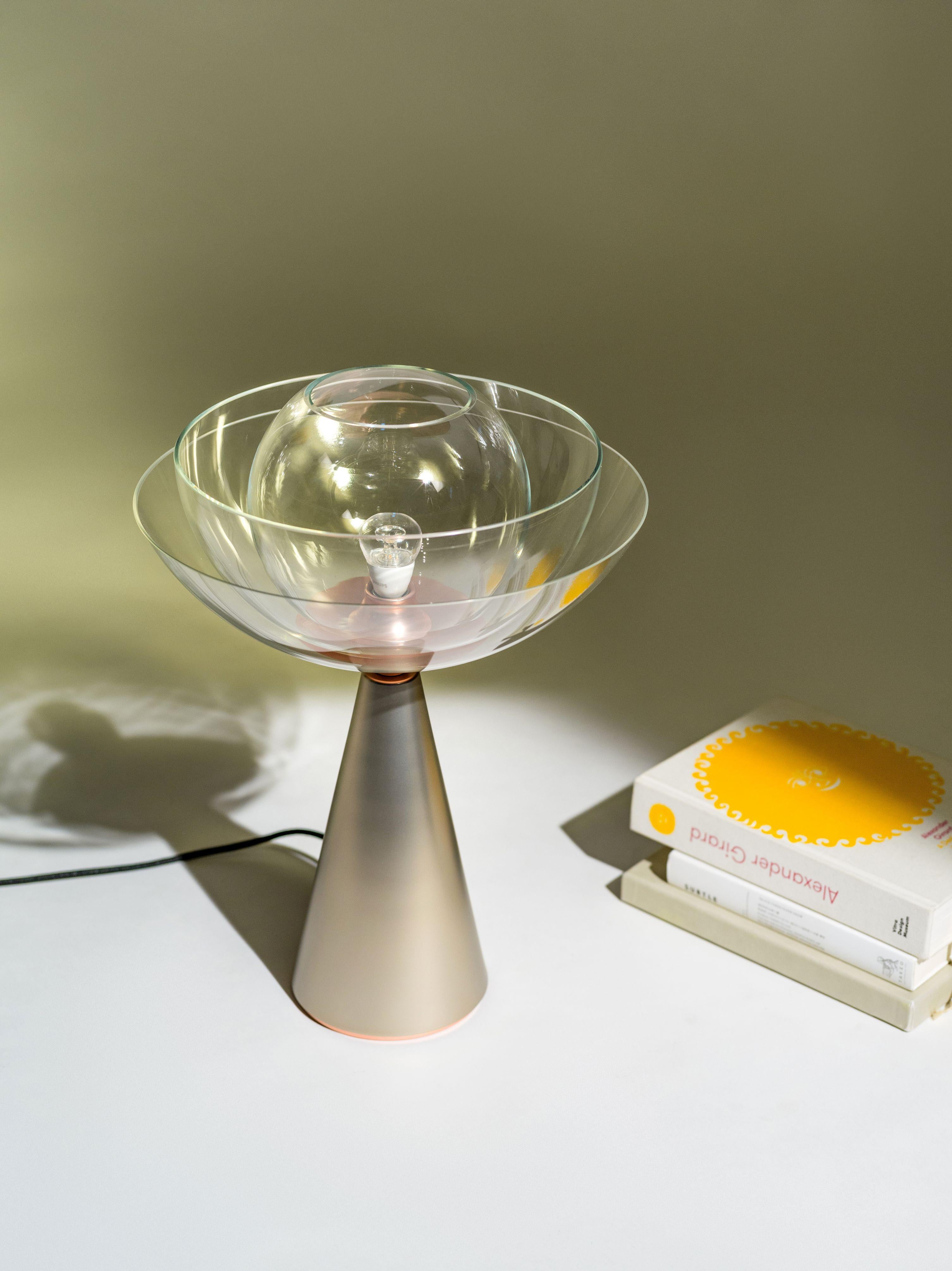 Lampe de table lotus par Mason Editions en vente 2