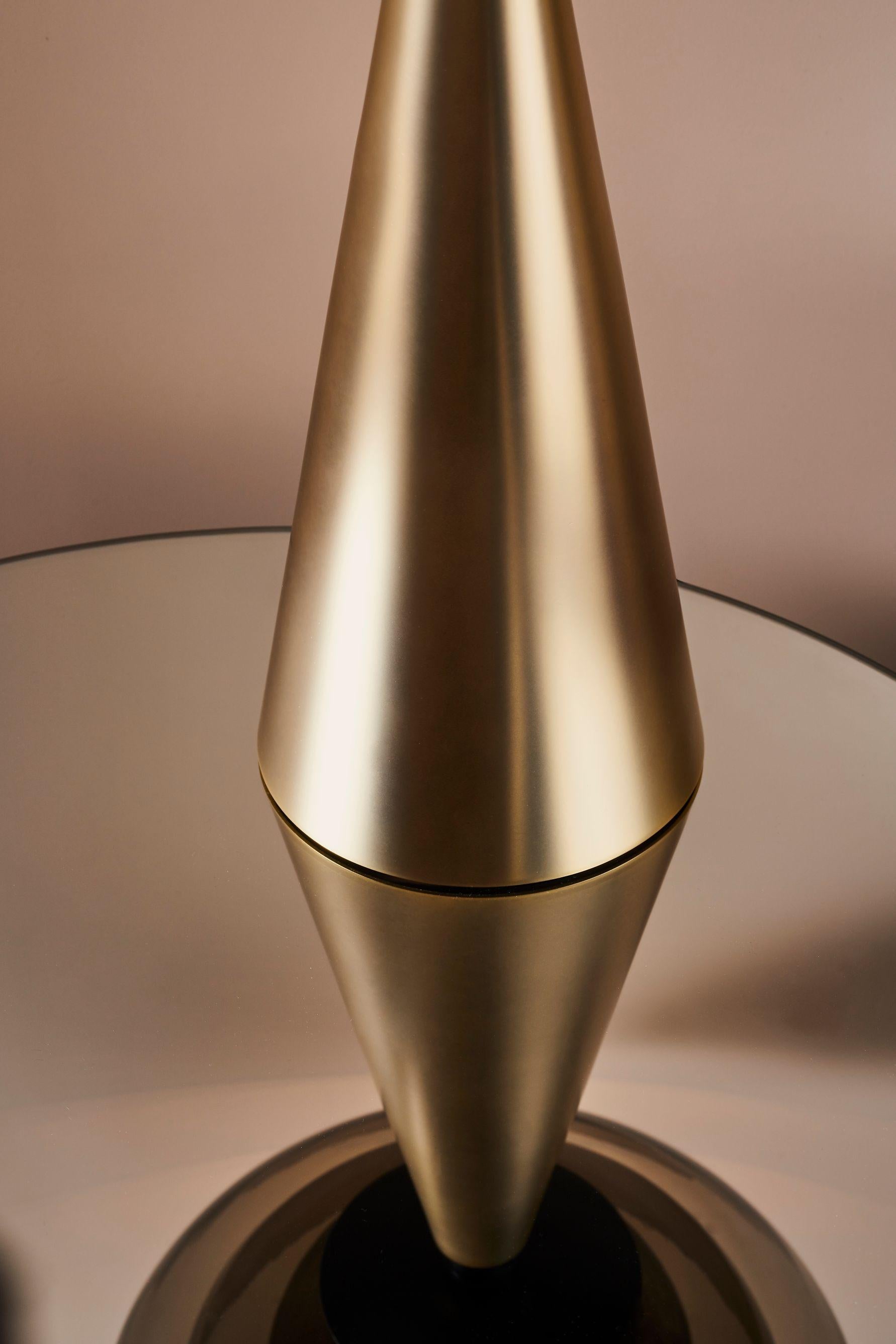 Metal Lotus Table Lamp by Mason Editions