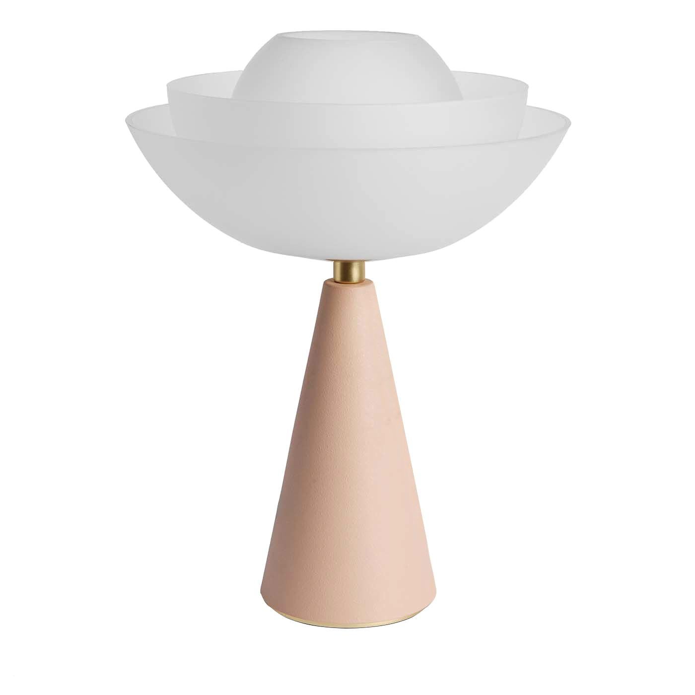Lotus Table Lamp in Pink by Mason Editions For Sale