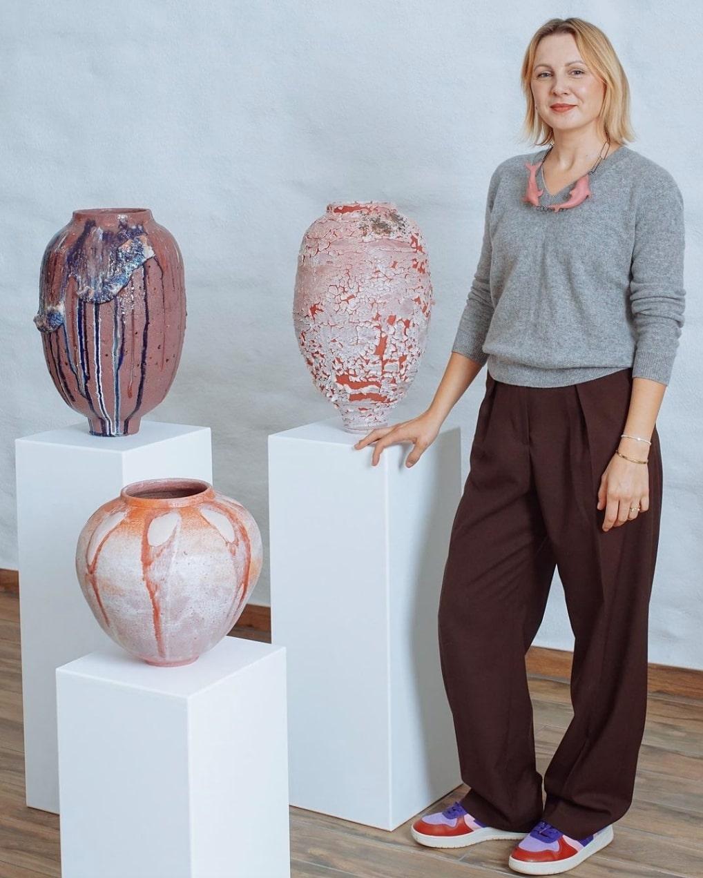 Modern Lotus Vase by Arina Antonova For Sale