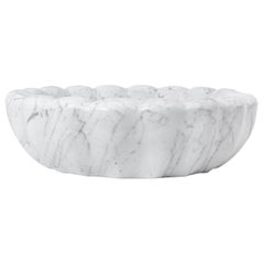 Lotus Vessel Sink with Carrara Marble