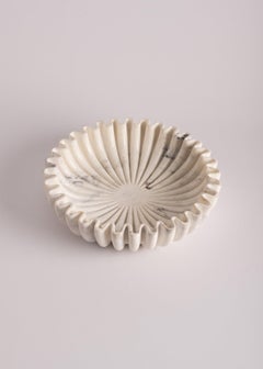Lotuso White Marble Decorative Bowl by Simone & Marcel