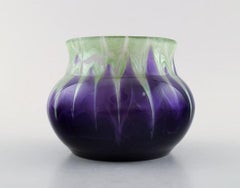 Lötz, Austria, Art Nouveau Vase, Iridescent Glass with a Metallic Luster