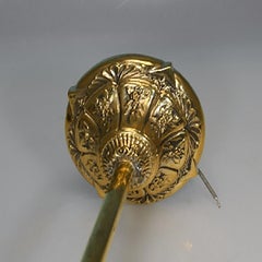 Lötz Jugendstil Deckenleuchte, Dekor "Nautilus" Loetz, 1920