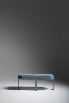 Lou Bench, lacquered, Memphis, France, Le Berre Vevaud