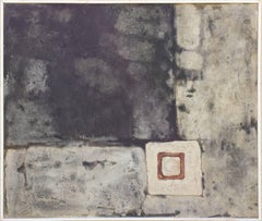 Asphalt, peinture à l'huile abstraite sur toile de Lou Fink