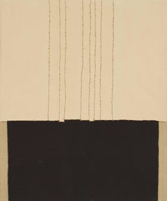 Composition abstraite sur toile de Lou Fink