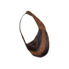 Lou Guerin Bag - Leather - Cross-Back Tie Detail - Dragons Claw Zip Pull