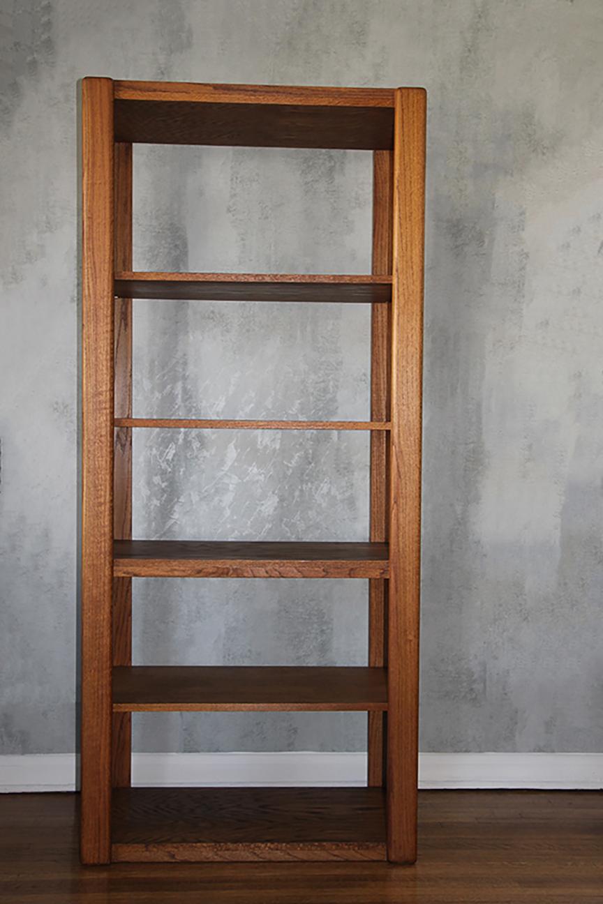 Mid-Century Modern Lou Hodges California Modern Bookcase, 1970s For Sale
