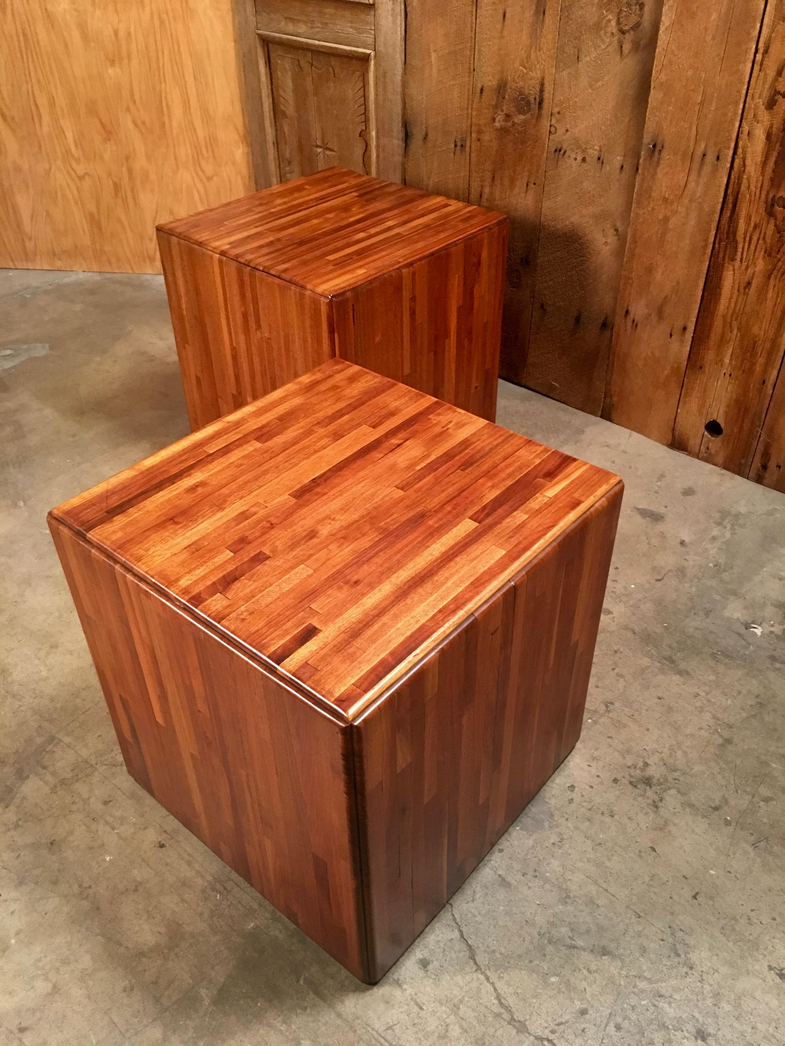 Lou Hodges Cube Tables for California Design Group In Good Condition In Denton, TX