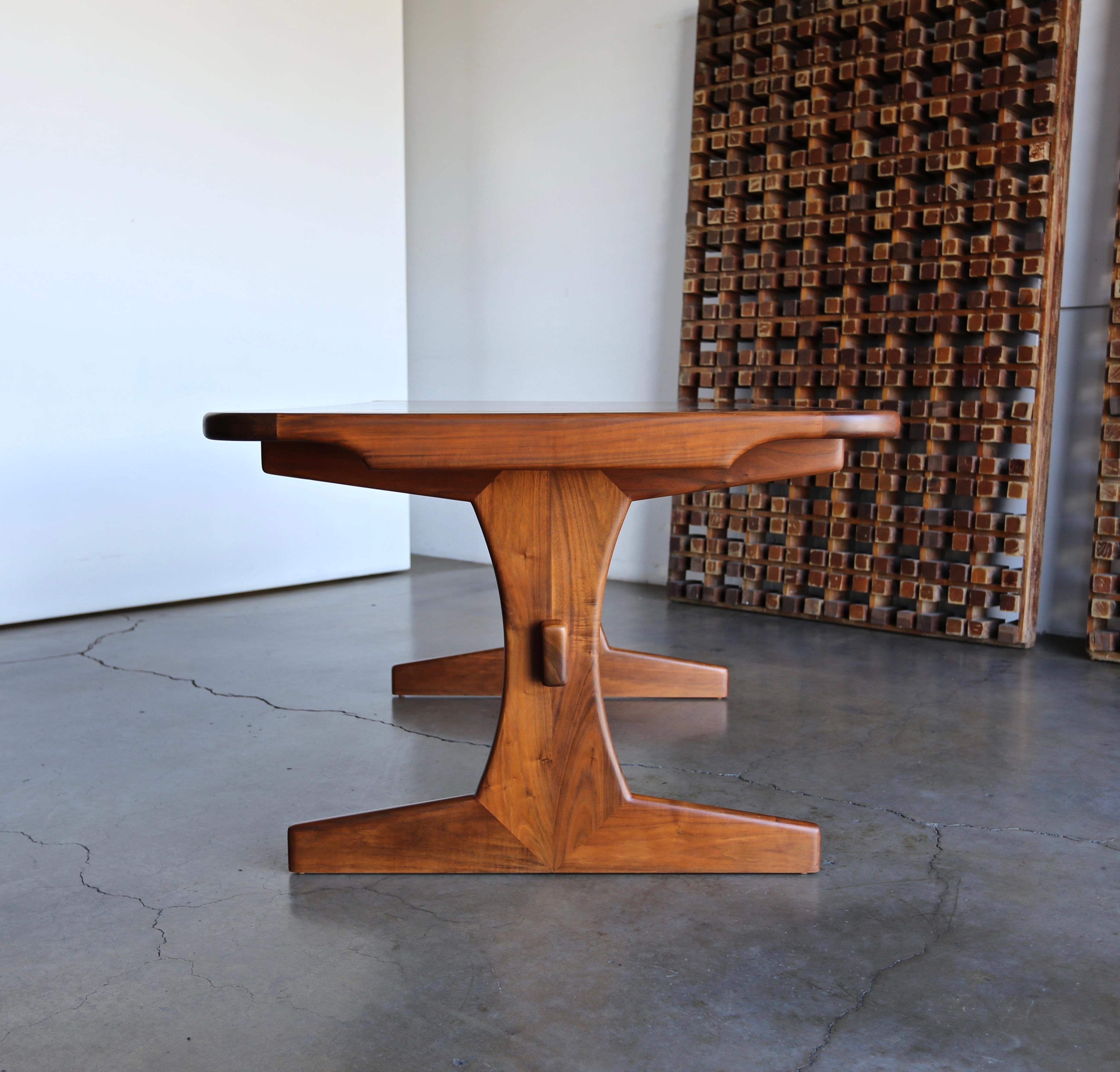 Lou Hodges Dining / Writing Table for California Design Group, circa 1975  1