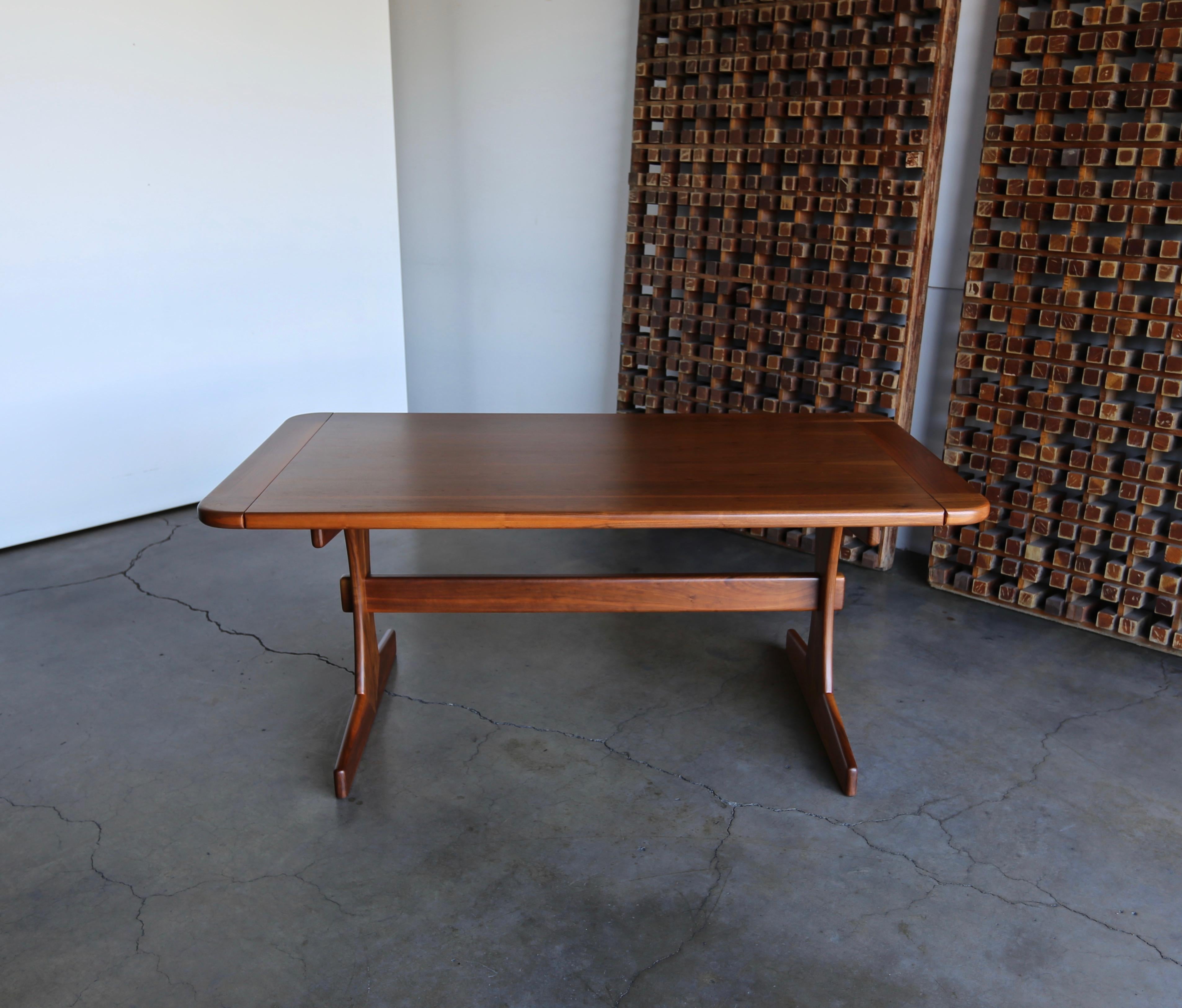 Lou Hodges Dining / Writing Table for California Design Group, circa 1975  2
